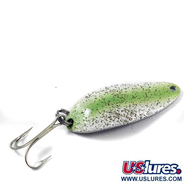 Seneca Little Cleo (Hula Girl), зелений/нікель/блискітки, 10 г, блесна коливалка (колебалка) #2269
