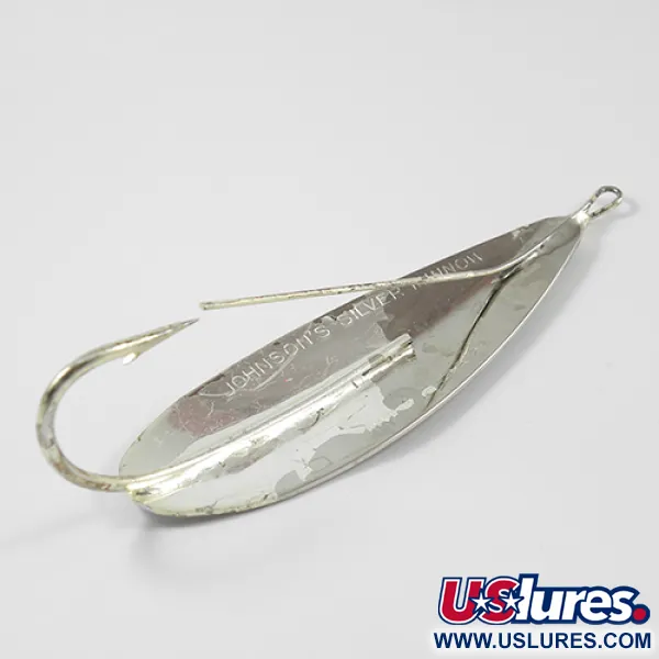  Незачіпляйка Johnson Silver Minnow, нікель, 28 г, блесна коливалка (колебалка) #2273