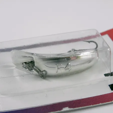 Yakima Bait FlatFish F4, срібло, воблер #2288
