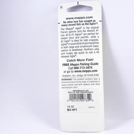 Mepps Aglia 3, Fire Tiger, 7 г, блешня оберталка (вертушка) #2297