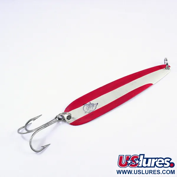 Eppinger Dardevle King Flutter Devle, червоний/білий/нікель, 9 г, блесна коливалка (колебалка) #2300