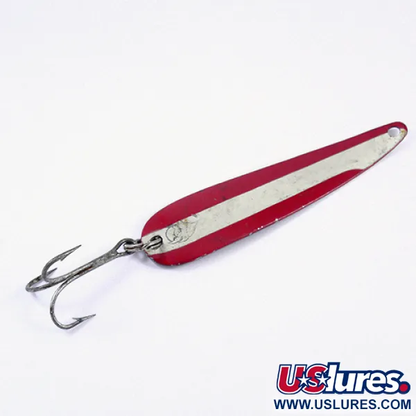 Eppinger Dardevle ThinDevle, червоний/білий/нікель, 11 г, блесна коливалка (колебалка) #2301
