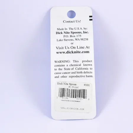 Dick Nite Spoons Dick Nite #1, нікель, блесна коливалка (колебалка) #2307