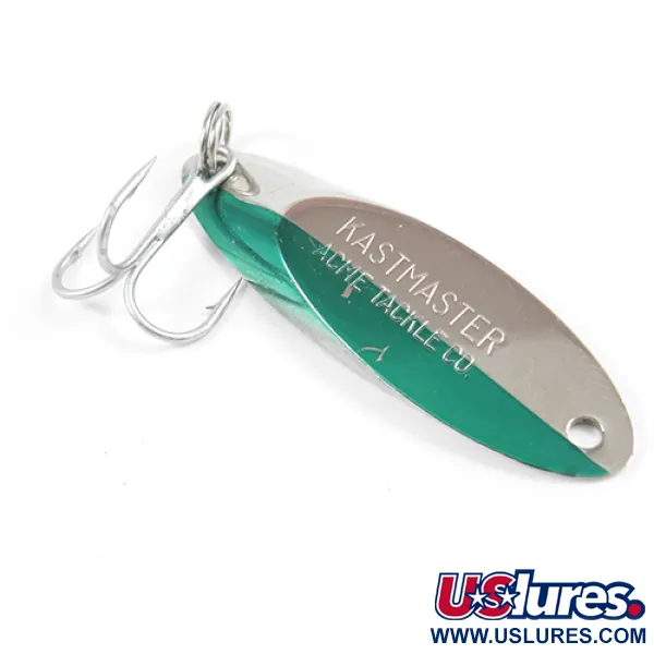Acme Kastmaster, нікель/зелений, 14 г, блесна коливалка (колебалка) #2313