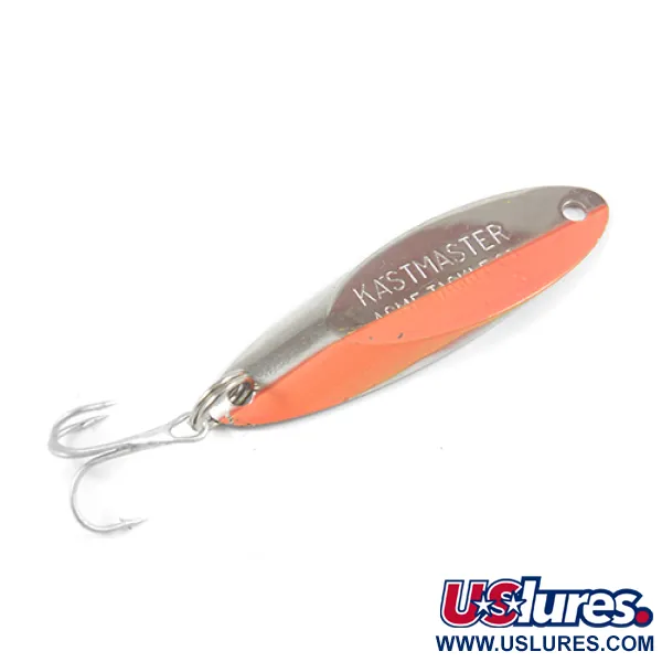 Acme Kastmaster, нікель/помаранчевий, 10,5 г, блесна коливалка (колебалка) #2316