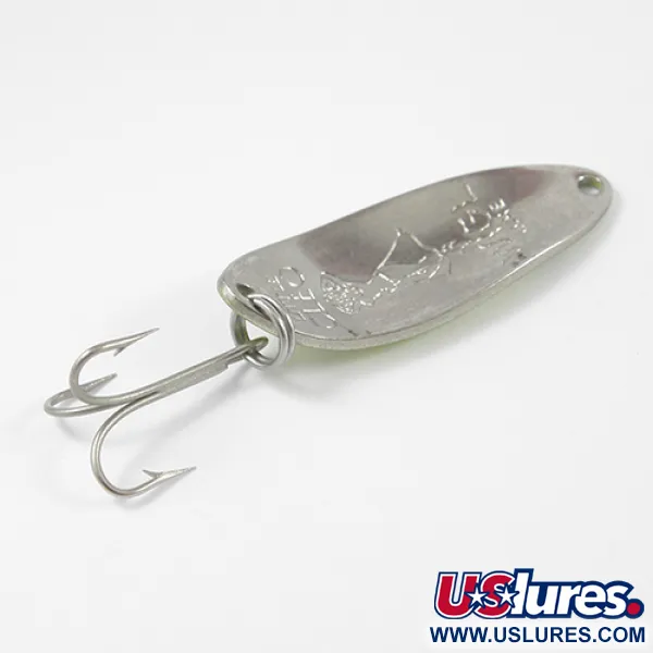 Seneca Little Cleo (Hula Girl), зелений/червоний/нікель, 10 г, блесна коливалка (колебалка) #2328