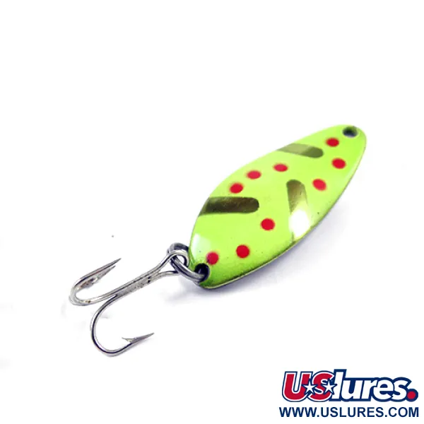 Seneca Little Cleo, зелений/червоний/нікель, 7 г, блесна коливалка (колебалка) #2335