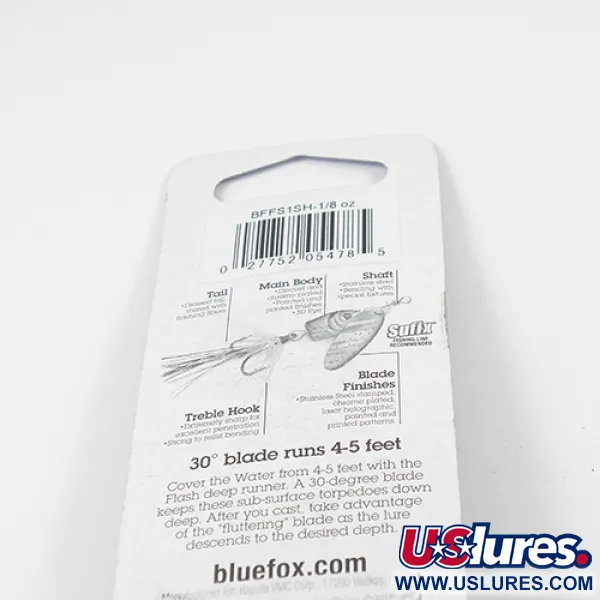  Blue Fox Flash Deep Runner, райдужний, 4 г, блешня оберталка (вертушка) #2337