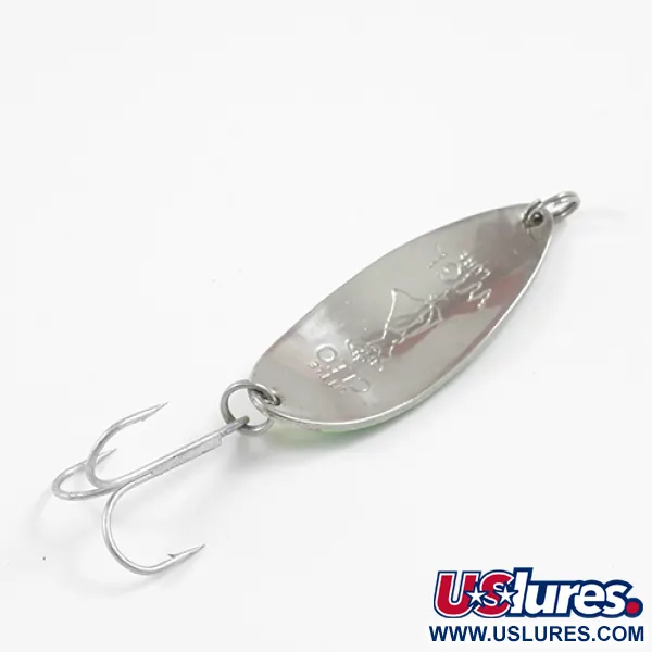 Seneca Little Cleo (Hula Girl), жовтий/зелений/нікель, 14 г, блесна коливалка (колебалка) #2343