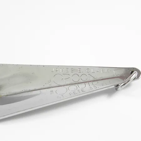 James E. Clark  Clark Spoon Squid, нікель, 35 г, блесна коливалка (колебалка) #2347