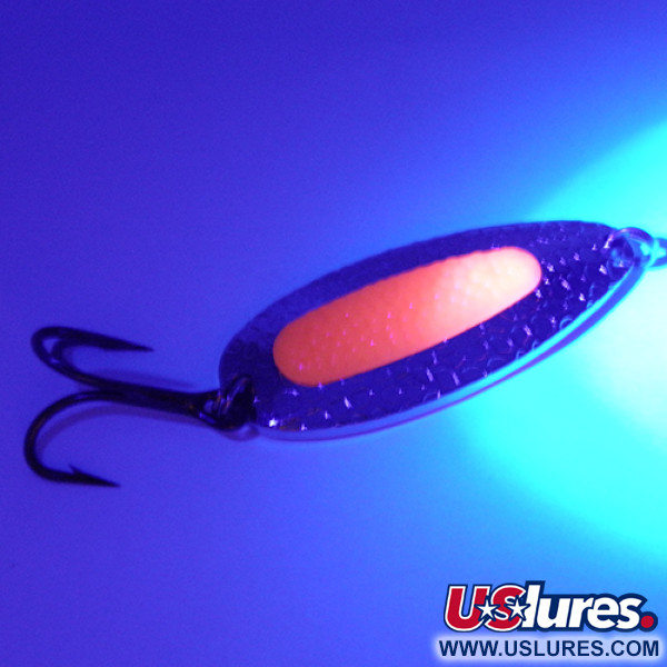  Blue Fox Pixee UV (світиться в ультрафіолеті), нікель/Glow UV - світиться в ультрафіолеті, 24 г, блесна коливалка (колебалка) #2351