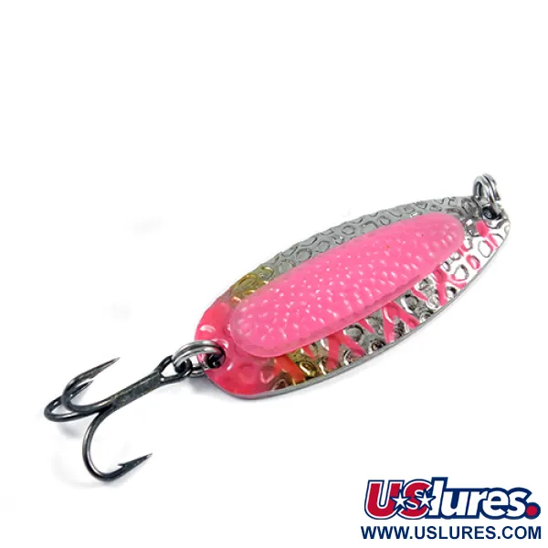  Blue Fox Pixee UV (світиться в ультрафіолеті), нікель/Glow UV - світиться в ультрафіолеті, 14 г, блесна коливалка (колебалка) #2352