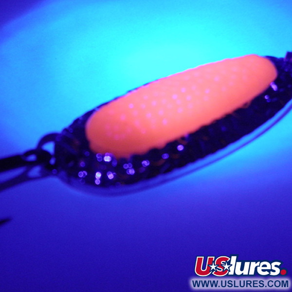  Blue Fox Pixee UV (світиться в ультрафіолеті), нікель/Glow UV - світиться в ультрафіолеті, 14 г, блесна коливалка (колебалка) #2353