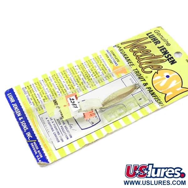 Luhr Jensen Needlefish 1, золото, 2 г, блесна коливалка (колебалка) #2367