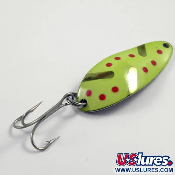 Seneca Little Cleo (Hula Girl), зелений/червоний/нікель, 10 г, блесна коливалка (колебалка) #2374