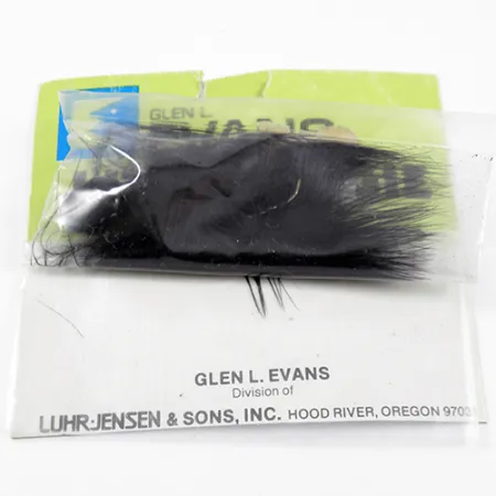 Glen Evans Little Dogie Jig-Fly, чорний, 7 г, до рибалки #2378