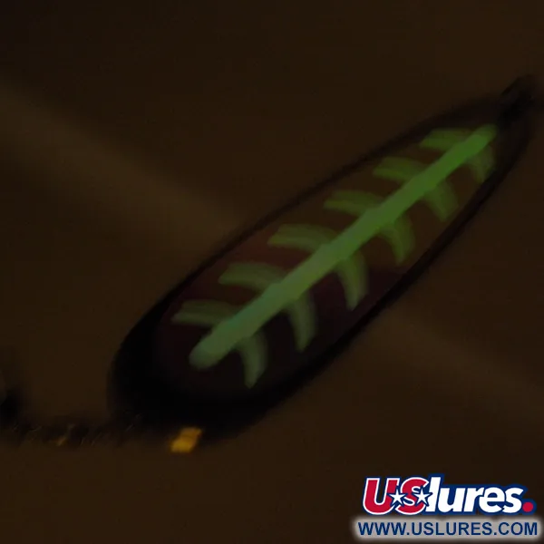 Shasta SHASTA TACKLE Sling Blade Dodger (світиться в темряві), нікель/GLOW - світиться в темряві, 21 г, блешня оберталка (вертушка) #2401