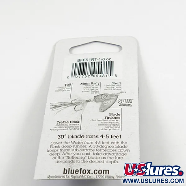  Blue Fox Flash Deep Runner, форель, 4 г, блешня оберталка (вертушка) #2408