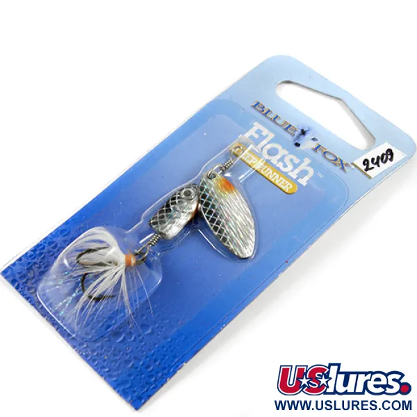  Blue Fox Flash Deep Runner, срібло/райдужний, 4 г, блешня оберталка (вертушка) #2409