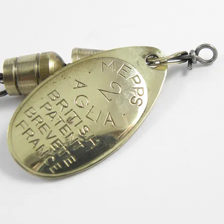 Mepps Aglia 2, латунь, 4,5 г, блешня оберталка (вертушка) #2414