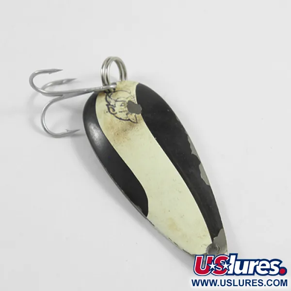 Eppinger Dardevle Spinnie, чорний/білий/нікель, 9 г, блесна коливалка (колебалка) #2423