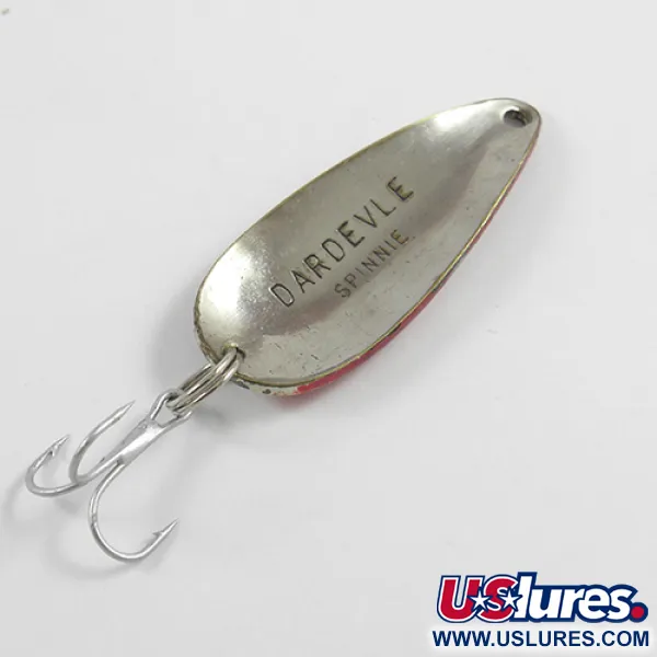 Eppinger Dardevle Spinnie, червоний/білий/нікель, 9 г, блесна коливалка (колебалка) #2424