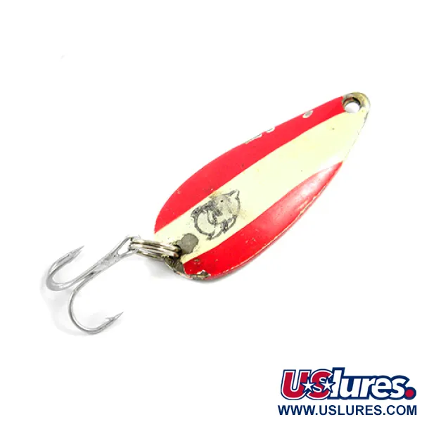 Eppinger Dardevle Spinnie, червоний/білий/нікель, 9 г, блесна коливалка (колебалка) #2424