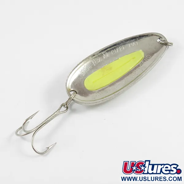  Blue Fox Pixee, нікель/жовтий, 24 г, блесна коливалка (колебалка) #2430