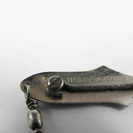 Незачіпляйка Pflueger Wobbler, нікель, 1,4 г, блесна коливалка (колебалка) #2435