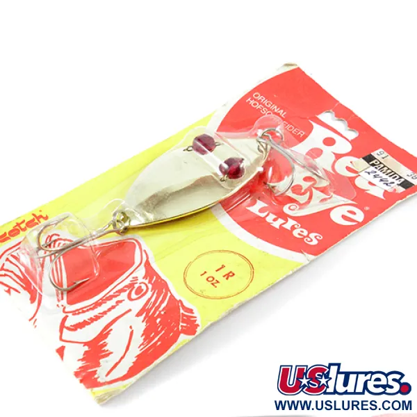 Hofschneider Red Eye Wiggler, золото, 28 г, блесна коливалка (колебалка) #2442