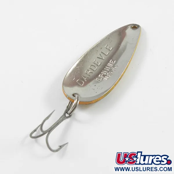 Eppinger Dardevle Spinnie, жовтий/зелений/нікель, 9 г, блесна коливалка (колебалка) #2448