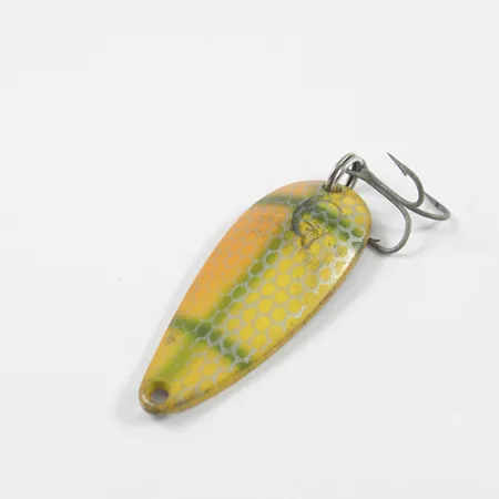 Eppinger Dardevle Spinnie, жовтий/зелений/нікель, 9 г, блесна коливалка (колебалка) #2448