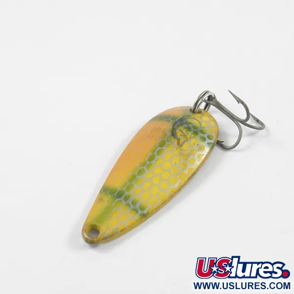 Eppinger Dardevle Spinnie, жовтий/зелений/нікель, 9 г, блесна коливалка (колебалка) #2448