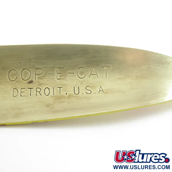 Eppinger Dardevle Cop-E-Cat, Five of Diamonds (жовтий/червоний/латунь), 21 г, блесна коливалка (колебалка) #2449