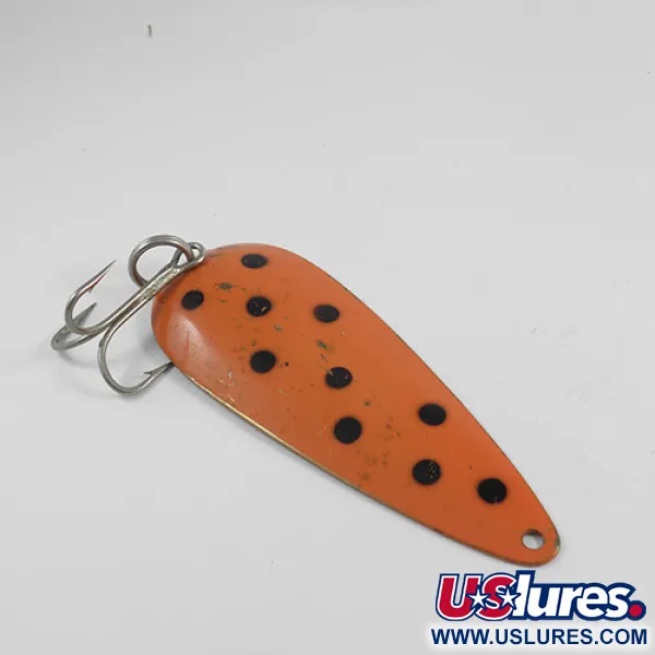  Len Thompson #4, червоний/чорний/латунь, 44 г, блесна коливалка (колебалка) #2454