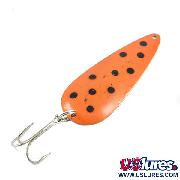  Len Thompson #4, червоний/чорний/латунь, 44 г, блесна коливалка (колебалка) #2454