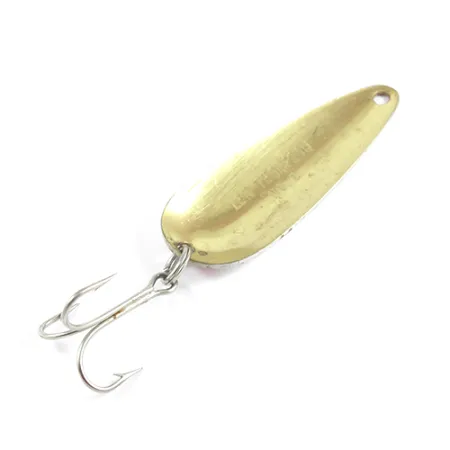 Len Thompson #2, червоний/білий/латунь, 28 г, блесна коливалка (колебалка) #2460