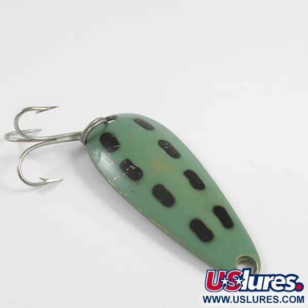  Len Thompson #1, зелений/чорний/латунь, 21 г, блесна коливалка (колебалка) #2461