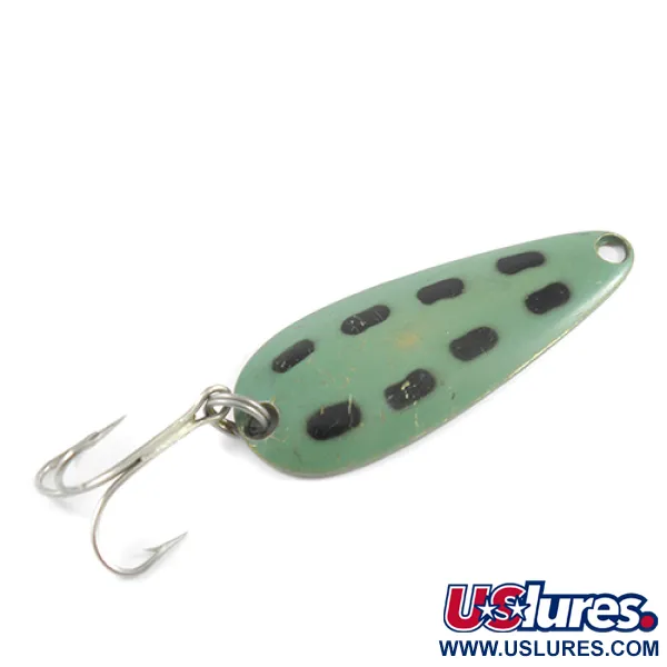  Len Thompson #1, зелений/чорний/латунь, 21 г, блесна коливалка (колебалка) #2461