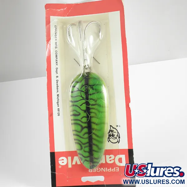 Eppinger Dardevle Huskie Junior, зелений/нікель, 58 г, блесна коливалка (колебалка) #2474