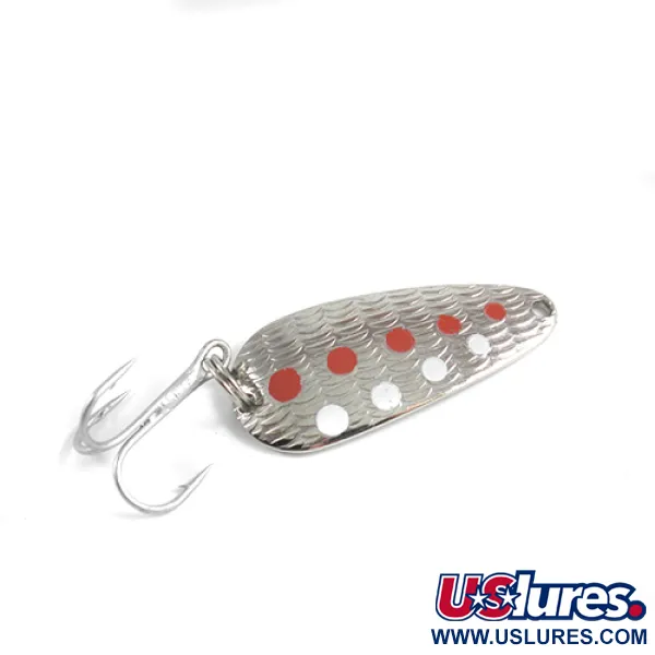 Acme Tornado Spoon, нікель/червоний/білий, 7 г, блесна коливалка (колебалка) #2494