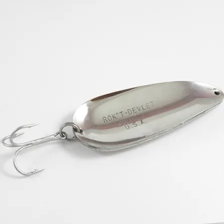 Eppinger Dardevle Rok't Devlet, нікель, 35 г, блесна коливалка (колебалка) #2505