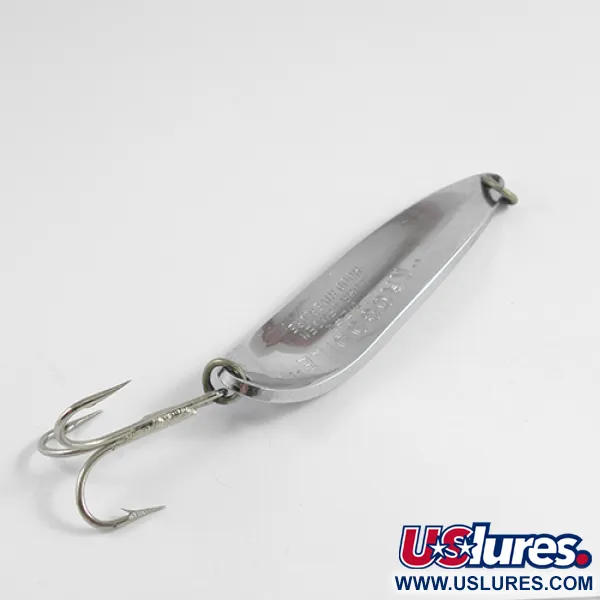 Luhr Jensen Krocodile DIE #5, нікель/синій, 45 г, блесна коливалка (колебалка) #2507