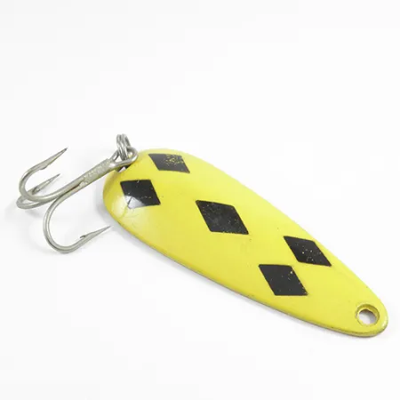 Len Thompson #2 2519, жовтий/чорний/латунь, 28 г, блесна коливалка (колебалка) #2519