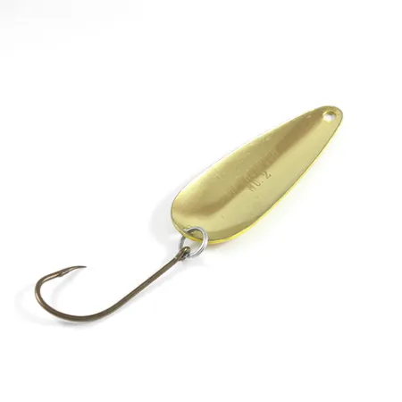 Len Thompson #2, Five of Diamonds (червоний/жовтий/латунь), 28 г, блесна коливалка (колебалка) #2520