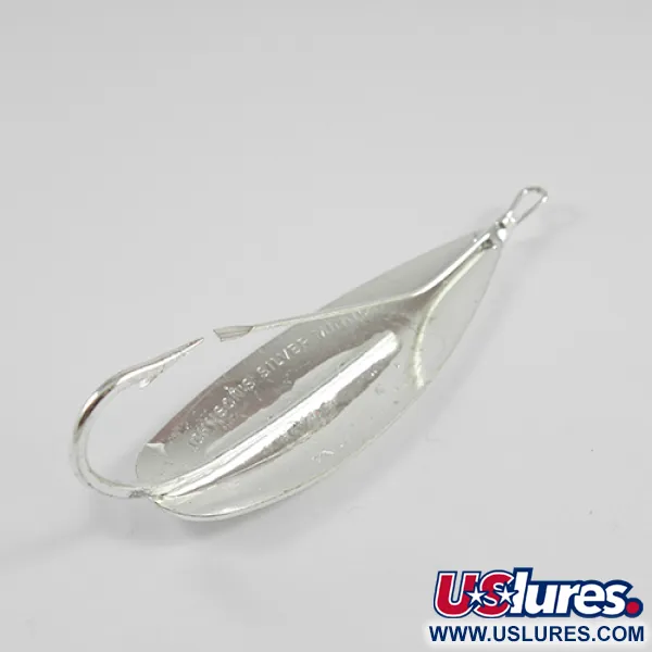  Незачіпляйка Johnson Silver Minnow, срібло (покриття справжнім сріблом), 14 г, блесна коливалка (колебалка) #2531