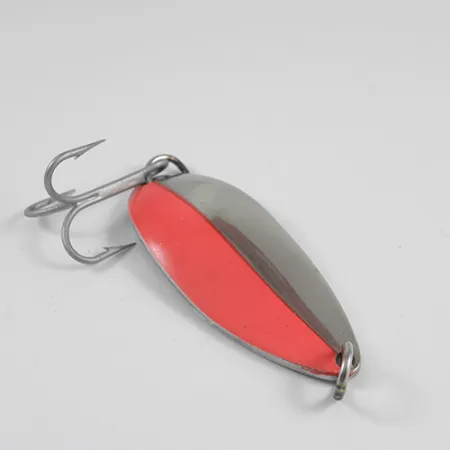 Luhr Jensen Lil' Kroc (Krocodile Stubby), нікель/червоний, 21 г, блесна коливалка (колебалка) #2542