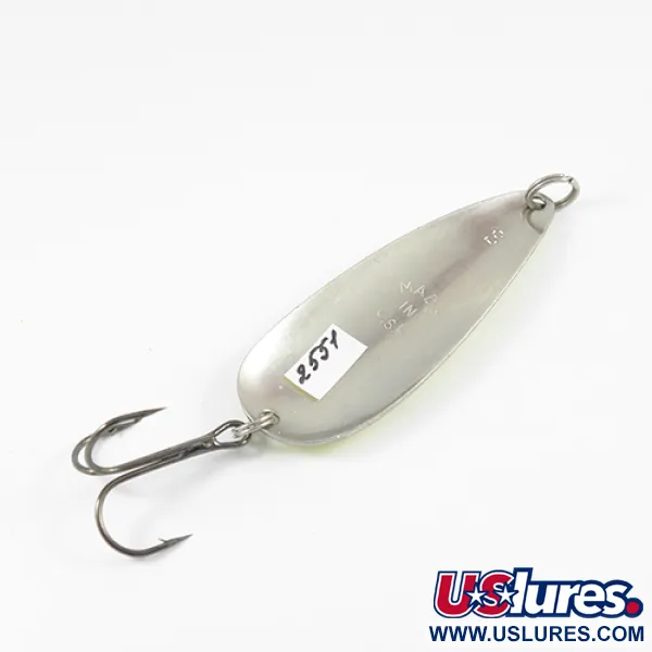 Worth Chippewa, жовтий/червоний/нікель, 14 г, блесна коливалка (колебалка) #2551