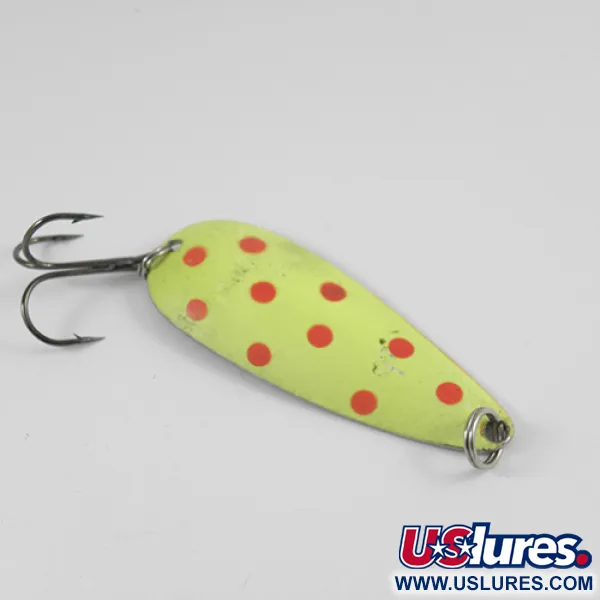 Worth Chippewa, жовтий/червоний/нікель, 14 г, блесна коливалка (колебалка) #2551