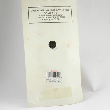 Eppinger Dardevle Huskie Devle, чорний/слонова кістка/нікель, 91 г, блесна коливалка (колебалка) #2560